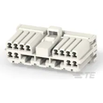 Conn Housing PL 15 POS Crimp ST Cable Mount White Tray