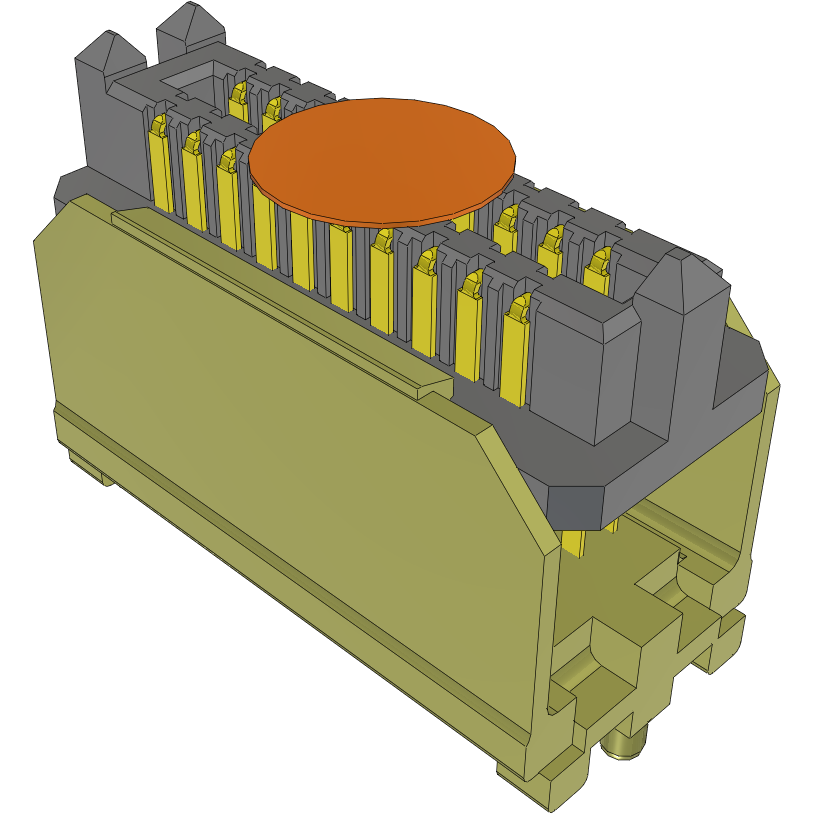 Samtec-SEAM-10-09.0-S-04-1-A-K-TR Piastre connettori e prese PCB Conn Open Pin Field Array HDR 40 POS 1.27mm Solder ST Top Entry SMD SEARAY™ T/R