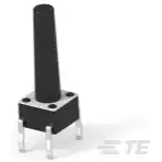 TE Connectivity-3-1825910-1 Switch Tactile Switch Tactile OFF (ON) SPST Round Button PC Pins 0.05A 24VDC 100000Cycles 1.57N Thru-Hole Loose