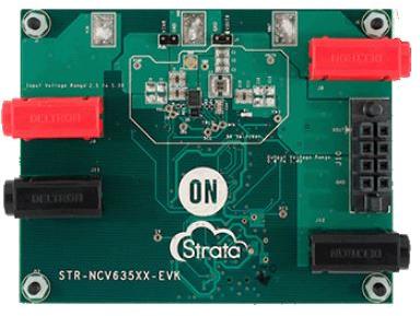 onsemi-STR-NCV6357-GEVB Energiemanagement, Entwicklungsplatinen und -kits NCV6357 DC to DC Converter and Switching Regulator Chip 0.6V to 3.3V Output Evaluation Board