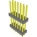 Conn Board Stacker HDR 12 POS 2.54mm Solder ST Top Entry Thru-Hole Bulk