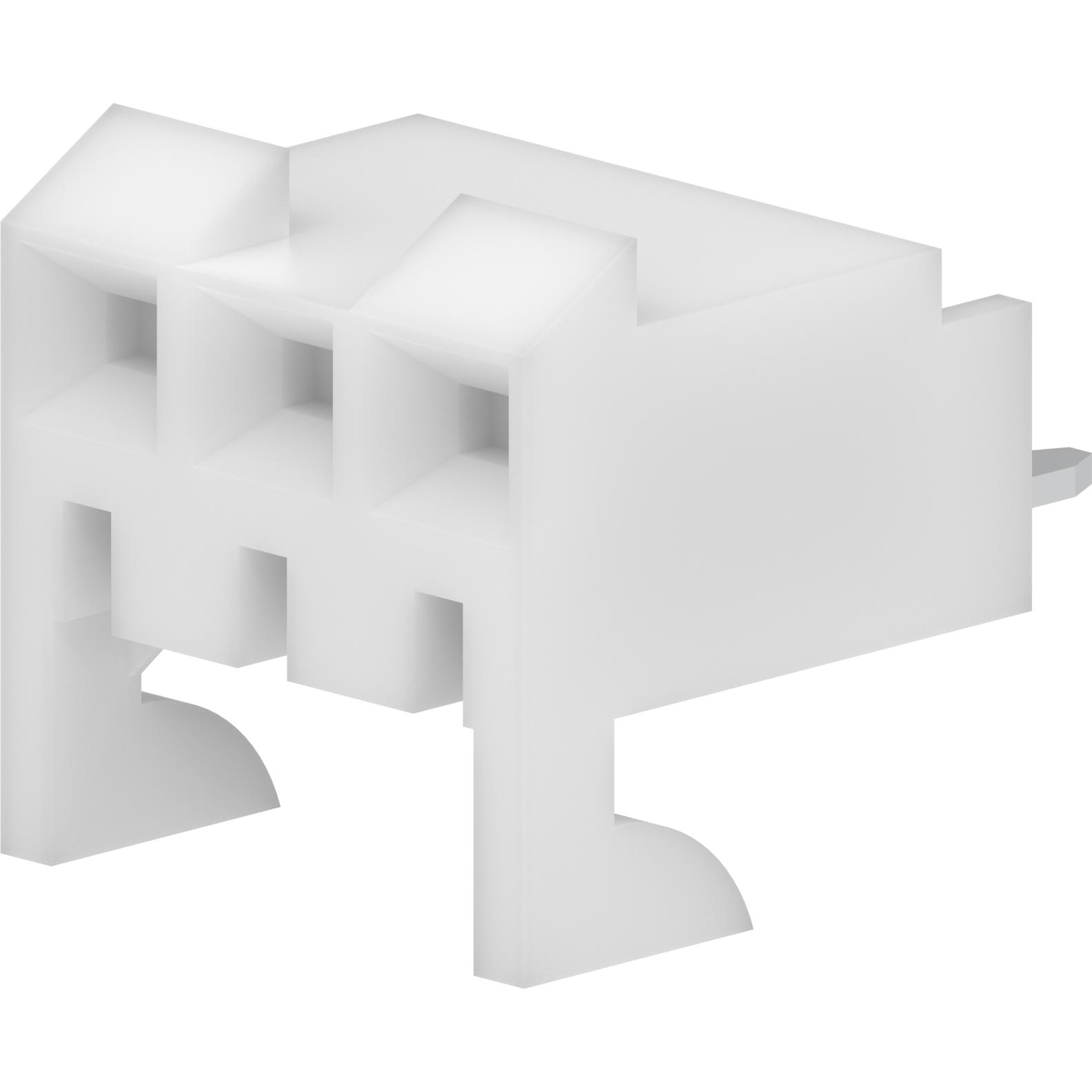 Molex-09484038 Connector Headers and PCB Receptacles Conn Socket Strip RCP 3 POS 3.96mm Solder ST Top Entry Thru-Hole KK Tray