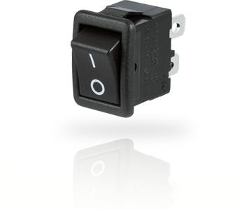 ZF Electronics-LRA32H2FBBNN Bascule de commutateur Switch Rocker ON OFF DPST Solder Tag Curved Rocker 10A 250VAC 186.42VA 100000Cycles