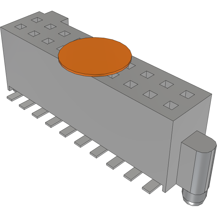 Samtec-SFM-110-02-SM-D-A-K Steckverbinderleisten und Leiterplattenbuchsen Conn Socket Strip SKT 20 POS 1.27mm Solder ST SMD TIGER EYE™ Tube