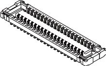 Molex-5033042040 Connector Headers and PCB Receptacles Conn Board to Board RCP 20 POS 0.4mm Solder ST SMD SlimStack