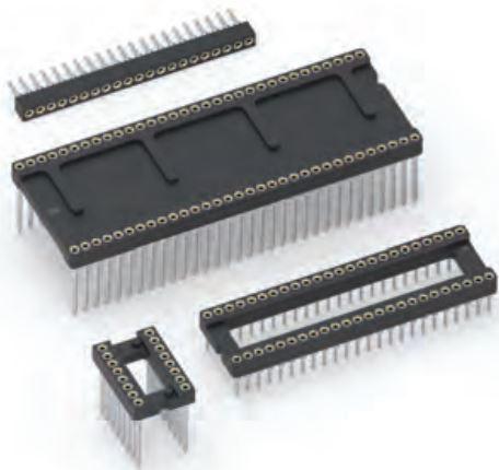 Mill-Max-117-93-656-41-005000 Steckverbinder, Buchsen Conn DIP Socket SKT 56 POS 1.78mm Solder ST Thru-Hole Tube