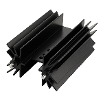 Heat Sink Passive TO-218 Vertical Thru-Hole Aluminum 6063-T5 5.86°C/W Black Anodized