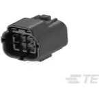 TE Connectivity-2822346-1 Custodia filo connettore dedicato Conn Housing PL 6 POS 4.8mm Crimp ST Cable Mount Black Box