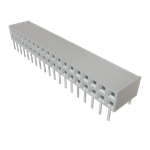 Conn Socket Strip SKT 38 POS 2.54mm Solder RA Side Entry Thru-Hole TIGER CLAW™ Tube
