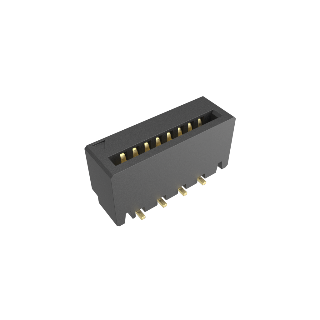 Amphenol Communications Solutions-HFW8S-2STAE1HLF Steckverbinder, FFC-FPC Conn FPC Connector SKT 8 POS 1mm Solder ST SMD T/R