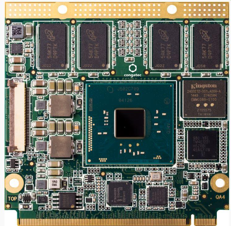 Congatec AG-15210 System-on-Module- SOM Qseven SOM with Pentium Processor 4GB RAM
