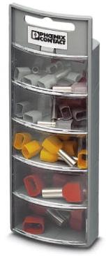 PHOENIX CONTACT-3202999 Komponentensätze Sorti-box, equipped with TWIN ferrules in accordance with DIN 46228-4, CSA-certified, 20 pcs. of AI-TWIN2x4-12 GY, 10 pcs. each of AI-TWIN 2x6-14 YE, AI-TWIN 2x10-14 RD