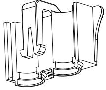 Amphenol-PL000735 Steckverbinderzubehör Connector Accessories Retainer Clip Straight Polyamide 6/6 Bag