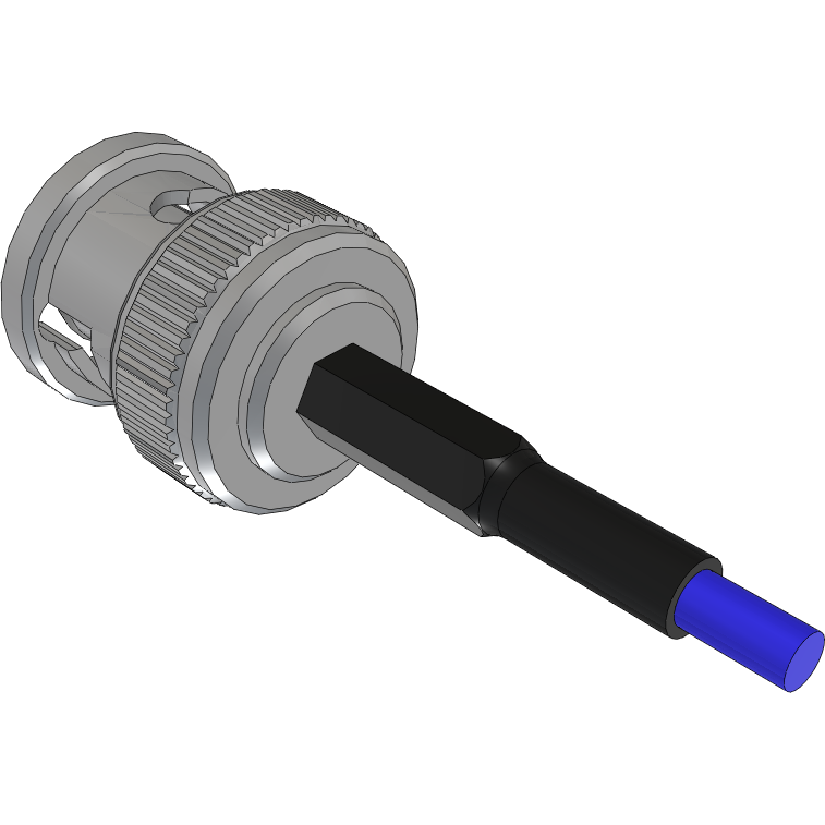 Samtec-BNC5-P-C-HN-ST-CA1 Connector RF Conn BNC 0Hz to 4GHz 50Ohm Solder ST Cable Mount PL Gold Over Nickel Bulk