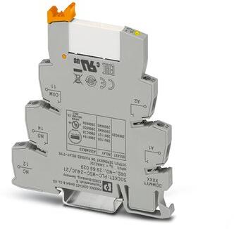 PHOENIX CONTACT-PLC-RSC- 24UC/21 Relè elettromeccanico Electromechanical Relay 24VDC 24VAC 6A SPDT(6.2x94x80)mm DIN Rail Relay Module
