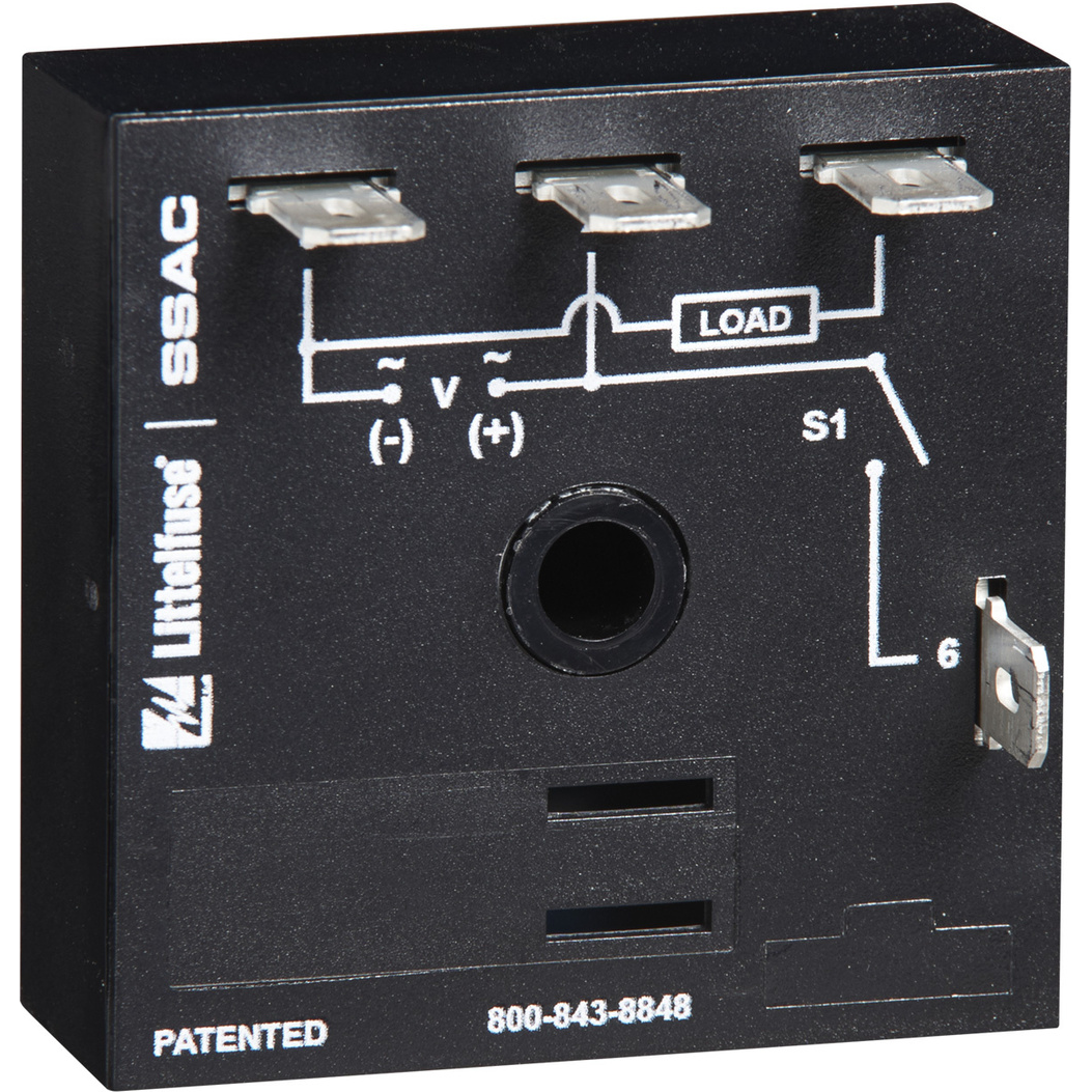 Littelfuse-KSDS320P Relé de retraso horario Time Delay Relay 24VAC 1A SPDT(50.8x30.7x50.8)mm SMD