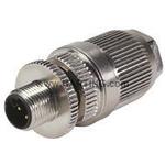 Conn M12 Circular PIN 4 POS Crimp ST Cable Mount 4 Terminal 1 Port