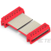 TE Connectivity-1483355-1 Flachband Kabelbaugruppen Cable Assembly 0.1m 28AWG 14 to 14 POS Wire to Board to Wire to Board M-M