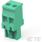 TE Connectivity-284047-2 Steckverbinder, Klemmenblöcke Conn Eurostyle Block F 2 POS 5.08mm Screw ST Cable Mount 15A/Contact