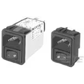 TE Connectivity-6CFE1 Spannungsversorgungseingangsmodule Power Entry Module EMI/RFI Filtered M 3 POS 250VACVAC 6A Switch ST 1 Port