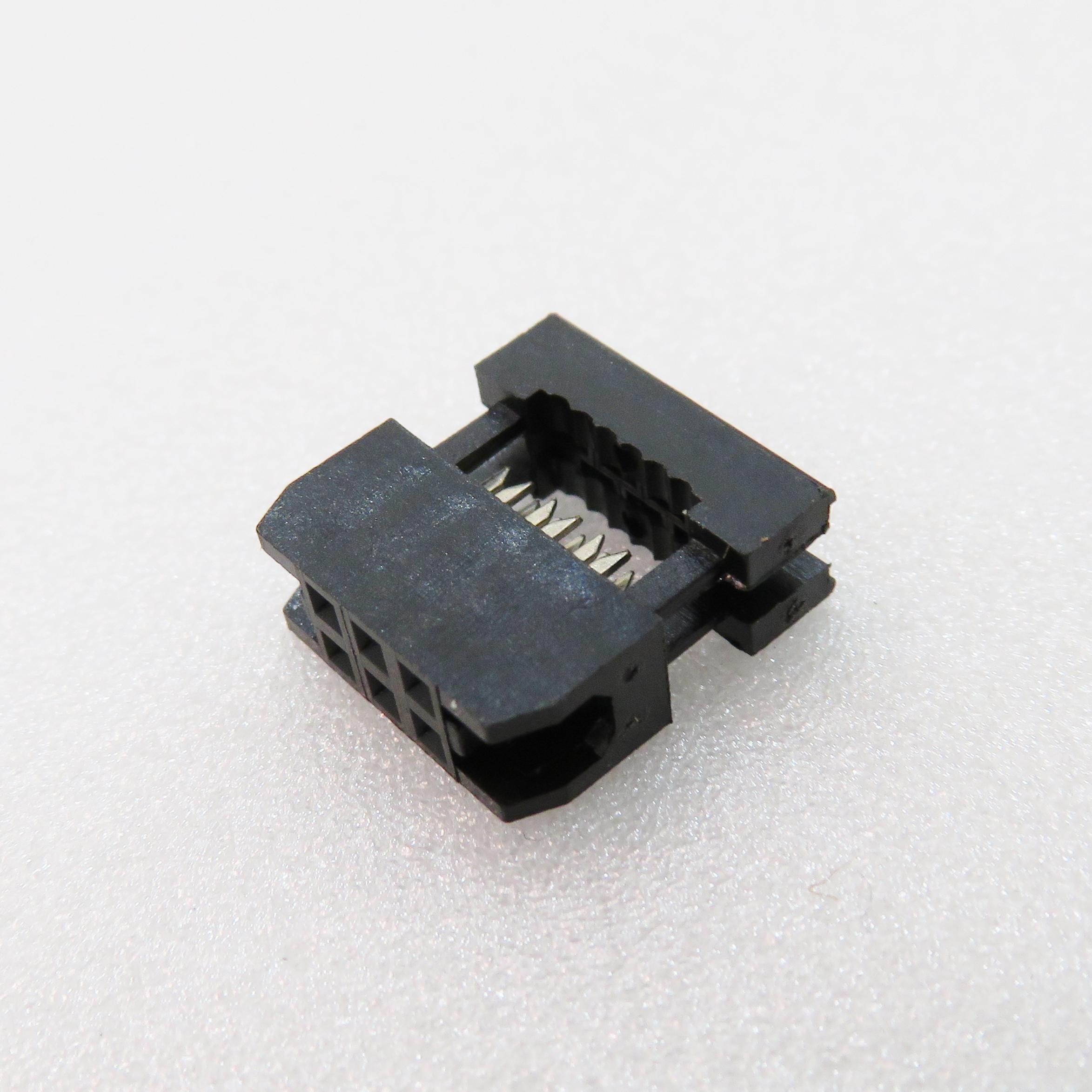 ADAM TECH-2FCS-50-SG Steckverbinderleisten und Leiterplattenbuchsen Conn IDC Connector SKT 50 POS 2mm Solder RA Top Entry Cable Mount Tray