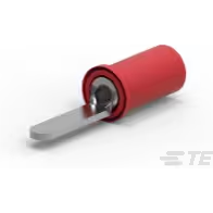 TE Connectivity-34294 Steckverbinderanschlüsse Spade Tongue Terminal 16-22AWG Copper Red 22.96mm Tin Loose