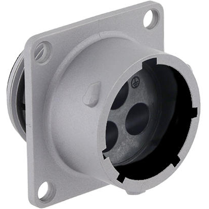 Eaton-UT0X0142G1P Steckverbinder, rund Conn Circular PIN 3 POS Crimp/Screw ST Flange Mount 3 Terminal 1 Port