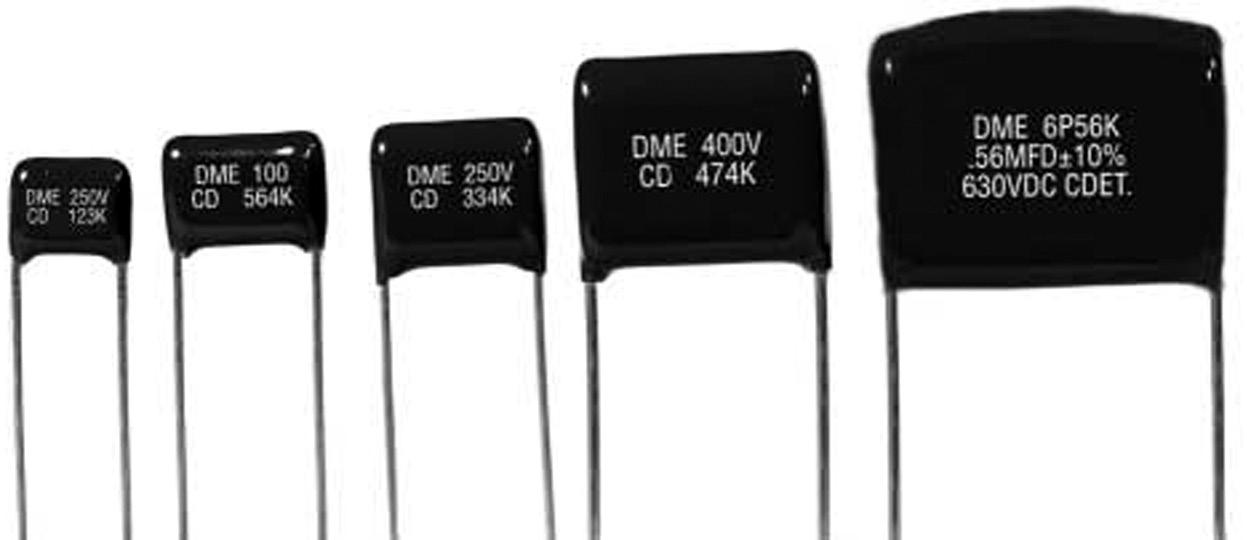 Illinois Capacitor-DME2P22K-F Kondensator, Kunststofffilm Cap Film 0.22uF 250V PET 10%( 12.5 X 6 X 10.5mm) Radial 10mm 125°C