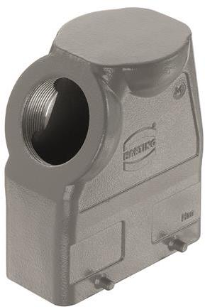 HARTING-19300160523 Schrumpfbalgenadapter Hood 90° 16B Shell Size Powder Die Cast Aluminum Double Lock Han®