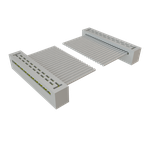 Cable Assembly 0.025m 28AWG 1mm 20 to 20 POS IDC Connector to IDC Connector F-F TIGER EYE™ Bulk