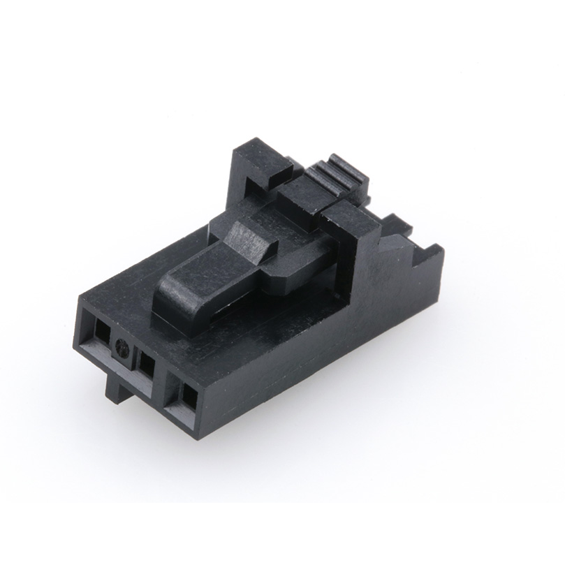 Molex-50579403 Connector Discrete Wire Housing Conn Housing RCP 3 POS 2.54mm Crimp ST Cable Mount Black SL™ Bag