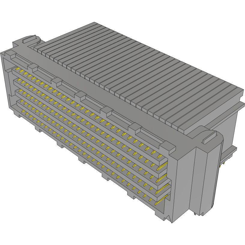 Samtec-SEAFP-30-01-L-10-RA-WT Steckverbinderleisten und Leiterplattenbuchsen Conn Open Pin Field Array SKT 300 POS 1.27mm Press Fit RA Side Entry Thru-Hole SEARAY™ Tray