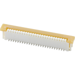 Conn FFC/FPC Connector SKT 25 POS 1mm Solder ST SMD Easy-On™ T/R