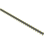 Conn Unshrouded Header HDR 25 POS 5.08mm Solder ST Top Entry Thru-Hole Bulk