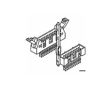 Amphenol Communications Solutions-10073456-032LF Steckverbinderleisten und Leiterplattenbuchsen Conn Shrouded Header HDR 26 POS 2.54mm Press Fit ST Top Entry Thru-Hole Quickie® Tray