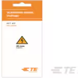 TE Connectivity-2403900-1 Labels Labels Warning Label Vinyl Gloss Black/Yellow 25x21.9mm
