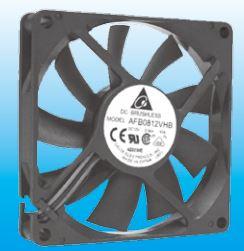 Delta Electronics-AFB0812SHB Sopladores y ventiladores DC Fan Axial Ball Bearing 12V 7V to 13.8V 42.73CFM 42.5dB 80 X 80 X 15mm