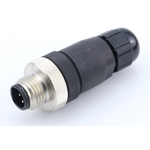 Conn M12 Circular PIN 3 POS Crimp ST Cable Mount 3 Terminal 1 Port Micro-Change®