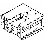 Delphi-12065978 Einzeladersteckverbinder, Gehäuse Conn Housing RCP 5 POS Crimp ST Cable Mount Black