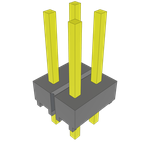 Conn Unshrouded Header HDR 4 POS 2.54mm Solder ST Top Entry Thru-Hole Bulk