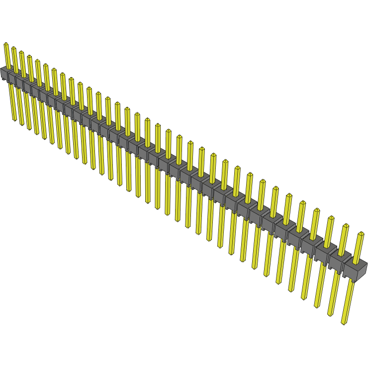 Samtec-HTSW-134-09-G-S Steckverbinderleisten und Leiterplattenbuchsen Conn Unshrouded Header HDR 34 POS 2.54mm Solder ST Top Entry Thru-Hole Bulk