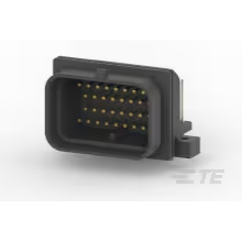 TE Connectivity-6437288-1 Steckverbinderleisten und Leiterplattenbuchsen Conn Shrouded Header (4 Sides) RCP 34 POS 1.5mm Solder RA Thru-Hole Tube