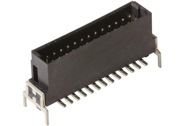 HARTING-15120062401000 Steckverbinderleisten und Leiterplattenbuchsen Conn Shrouded Header (4 Sides) HDR 6 POS 1.27mm Solder ST SMD har-flex® T/R