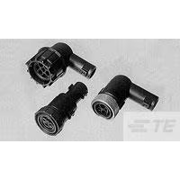 TE Connectivity-100285-1 Steckverbinder, rund Conn Circular RCP 3 POS Crimp ST Cable Mount Black