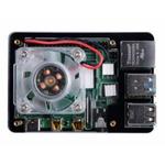Black and Transparent Case with Single Fan (Support Pi 4B)