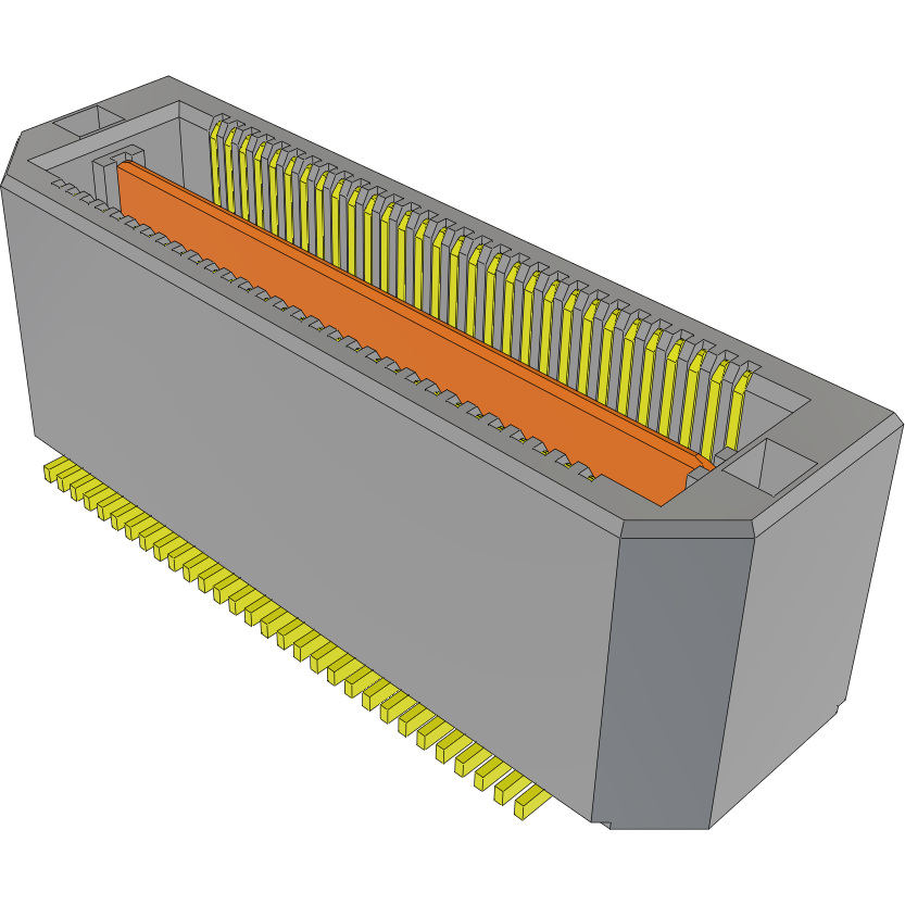 Samtec-QTH-030-02-L-D Steckverbinderleisten und Leiterplattenbuchsen Conn Micro High Speed Terminal Strip HDR 60 POS 0.5mm Solder ST Top Entry SMD Tray