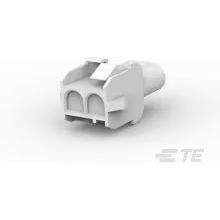 TE Connectivity-1-480699-0 Einzeladersteckverbinder, Gehäuse Conn Housing RCP 2 POS 6.35mm Crimp ST Panel Mount Natural Package
