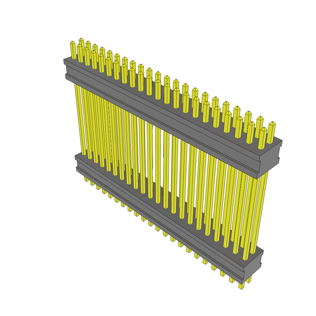 Samtec-FW-22-02-G-D-642-083 Steckverbinderleisten und Leiterplattenbuchsen Conn Board Stacker HDR 44 POS 1.27mm Solder ST Top Entry Thru-Hole FLEX STACK™ Tube