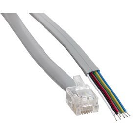 Amphenol Communications Solutions-MP-5FRJ12UNNS-002 Andere Kabelbaugruppen Cable Assembly Patch Cable 0.609m RJ-12 6 POS M Crimp