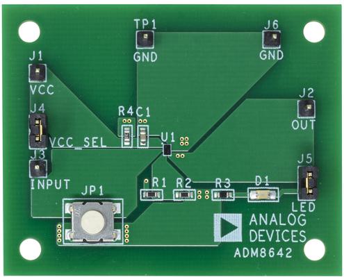 Analog Devices-ADM8642-EVALZ Power Management Development Boards and Kits ADM8642 Supervisory Circuit Evaluation Board